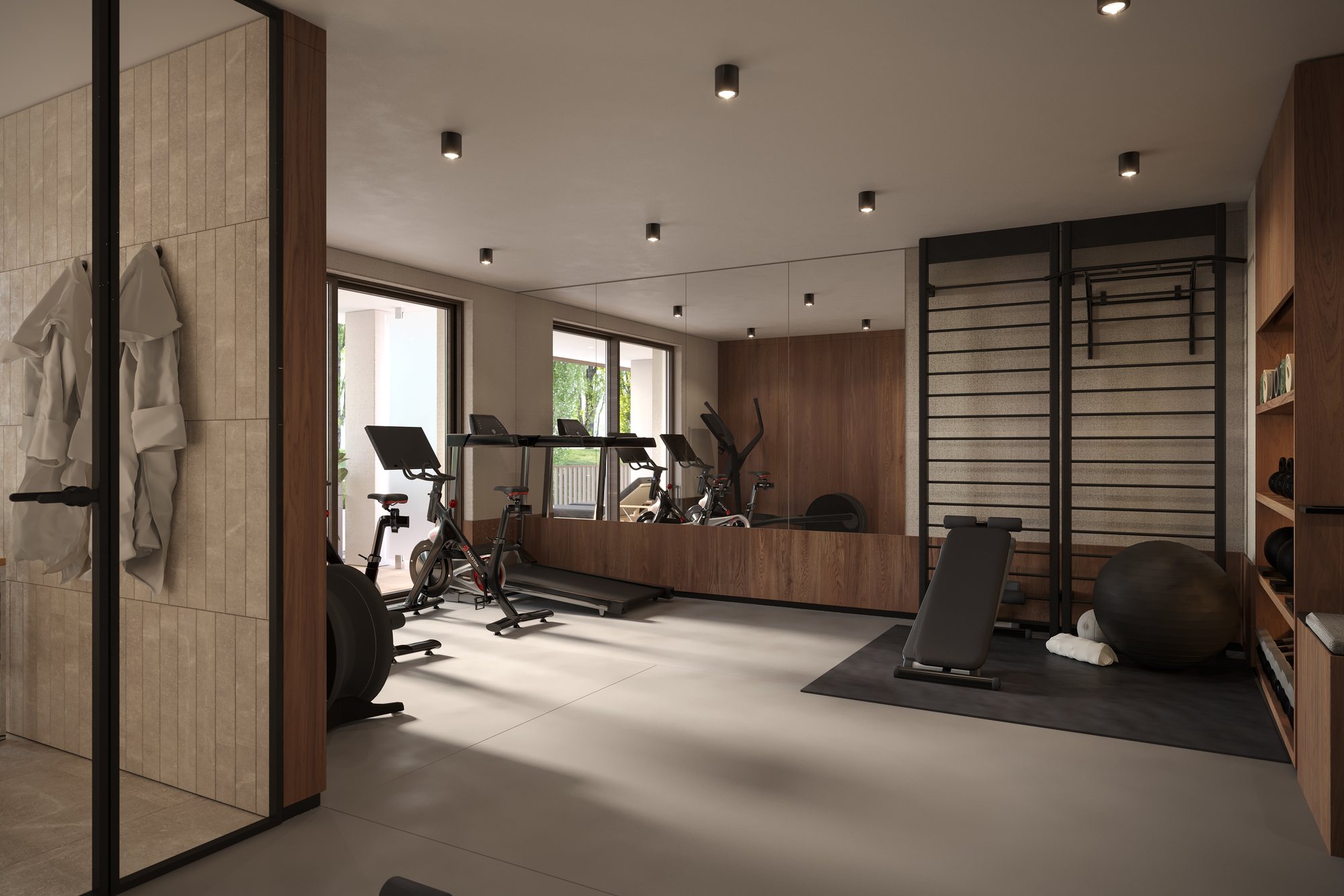 Strefa fitness w Kolna Sopot